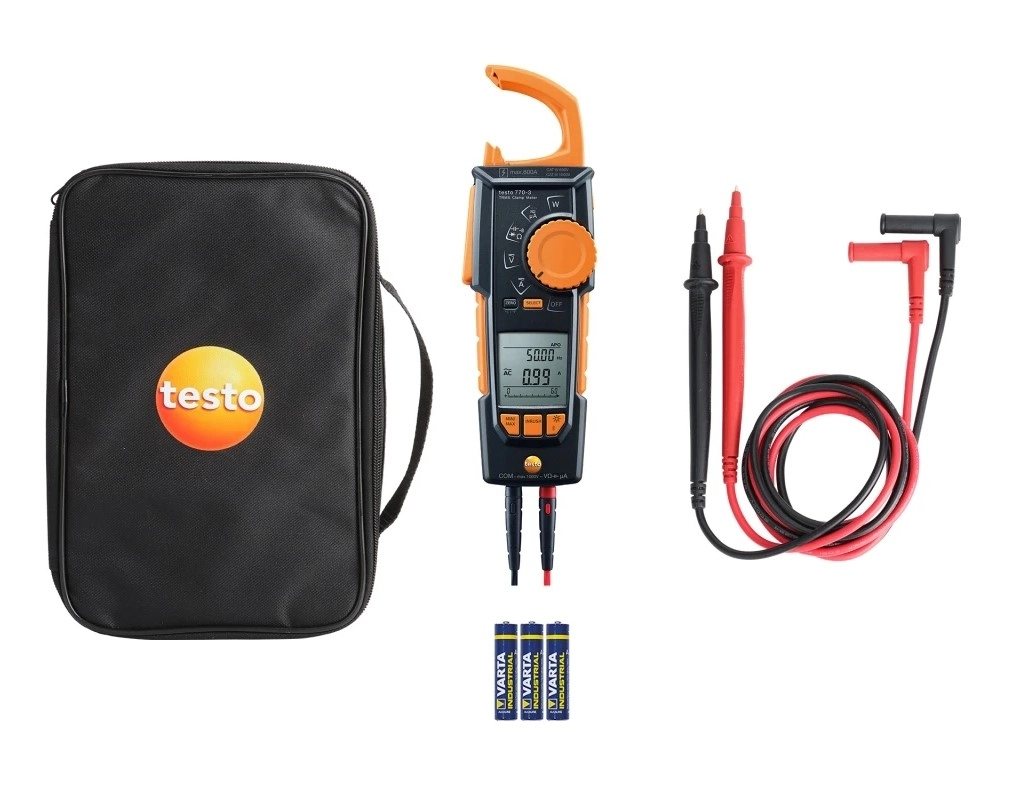 Pinza vatimétrica testo 770-3 - Con Bluetooth y conectividad a App